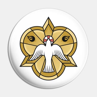 The image of a dove - a symbol of the Holy Spirit of God Pin