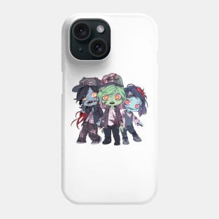 Chibi Zombie Group Phone Case