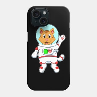 Cat as Astronaut in Costume Phone Case