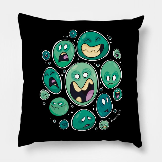 Facies Pillow by WeTheSqueemish