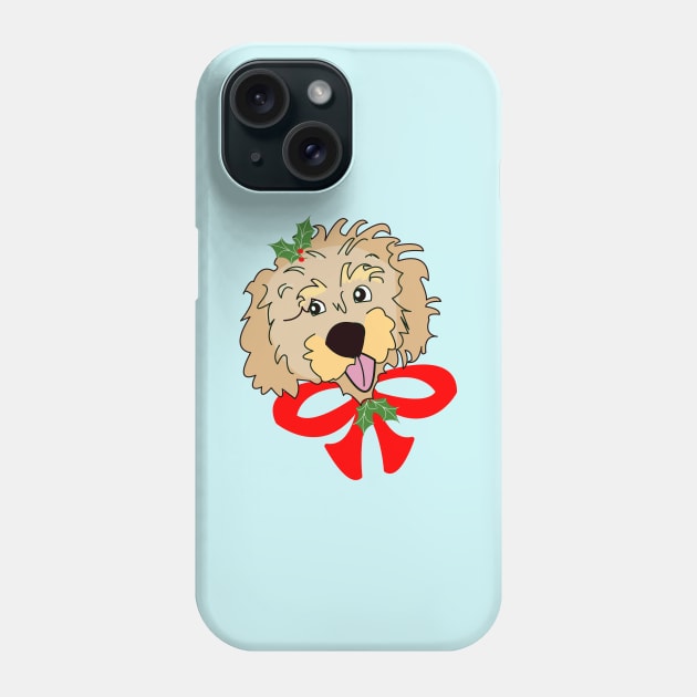 Christmas Cockapoo Phone Case by designInk