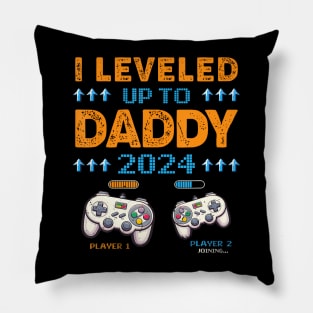 I Leveled Up To Daddy 2024 Pillow