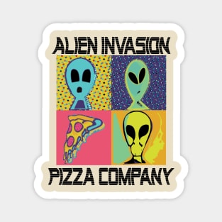 Alien Invasion Pizza Company Magnet