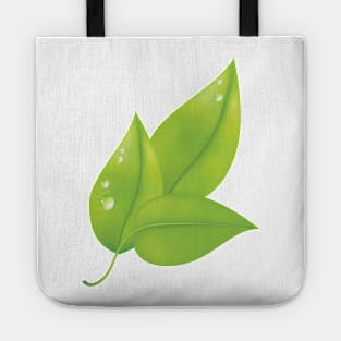 Morning Dew Leaf Tote