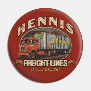 Hennis Freight Lines 1933 Pin