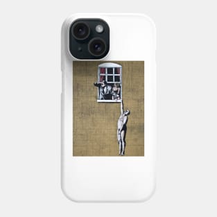 Banksy Well Hung Lover Phone Case