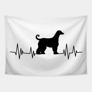 greyhound dog Heartbeat dog Heartbeat greyhound dog Silhouette Tapestry