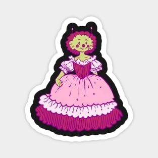 Flower Fairy in a Frilly Dress Magnet