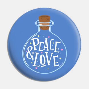 Peace and Love Potion Pin