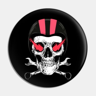 Skull Mechanic Pin