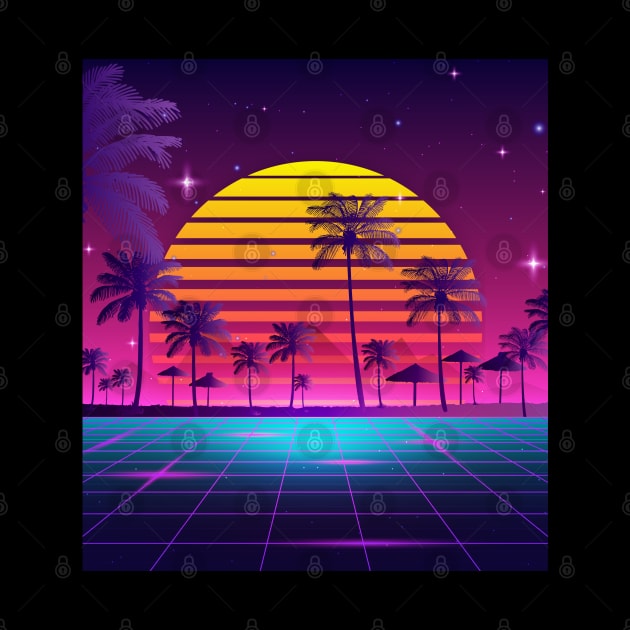 80s sunset synthwave by edmproject