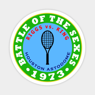 Battle of the Sexes Tennis Match 1973 - Riggs vs. King Magnet