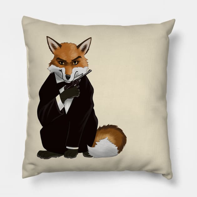 Agent Double O Sly Fox Pillow by Sly Fox Trivia