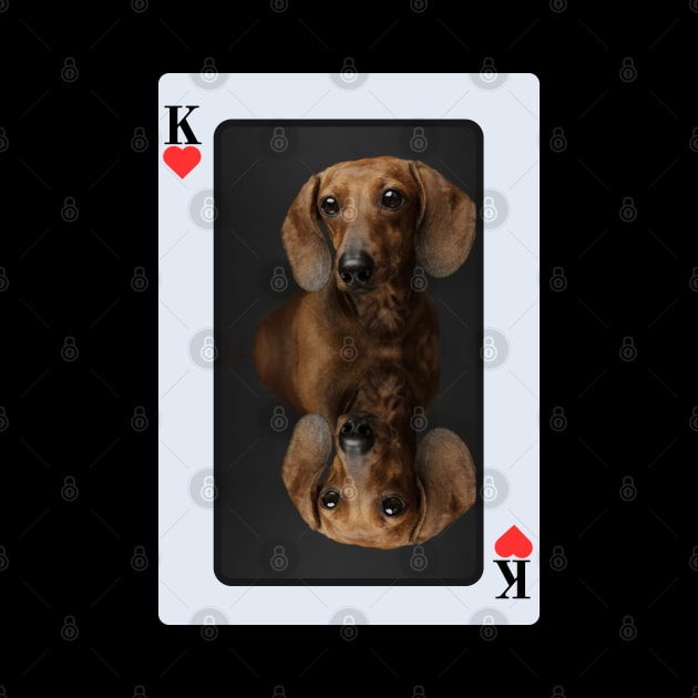 Dachshund King of Hearts by HighwayForSouls