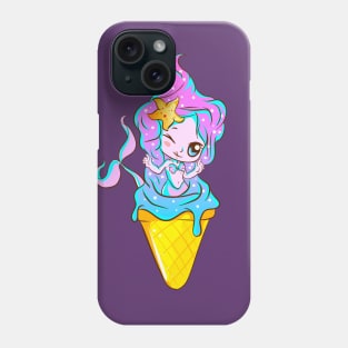 Mermaid Ice Cream Cone Cute Magical Mythical Phone Case