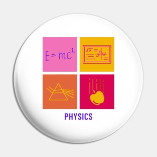 Retro Physics Design Pin