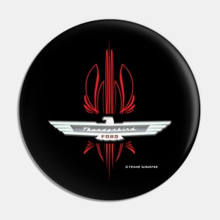 Thunderbird Emblem with Pinstripes Pin