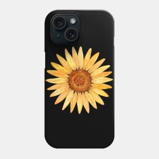 Watercolor sunflower illustration Phone Case