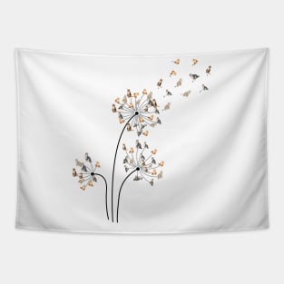 Cat Dandelion Cute Cat Tapestry