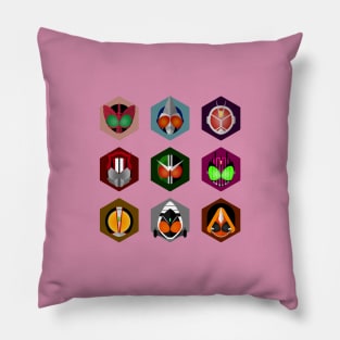 3x3 Kamen Riders Pillow