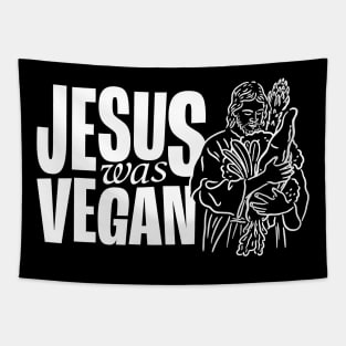 Vegan Jesus Tapestry