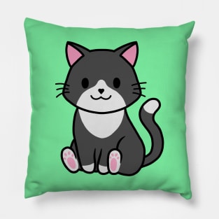 Tuxedo cat Pillow