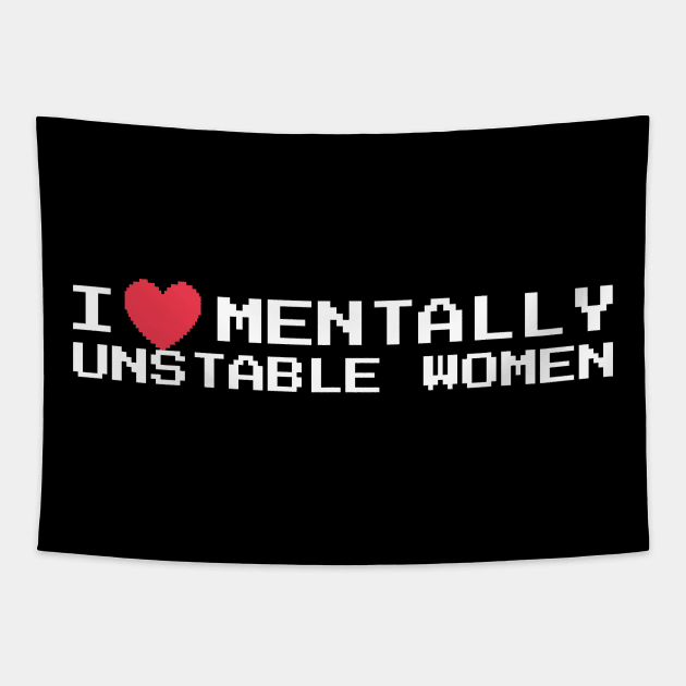 i love mentally unstable women Tapestry by CoinDesk Podcast