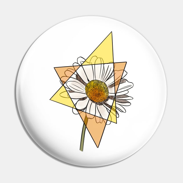 Flower Pin by HandmindArt