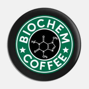 Biochemistry Coffee Caffeine Structure Star Laptop Science Chemistry Pin