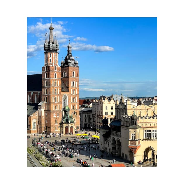 Krakow Poland St Mary's Basilica Old Town by Beautiful Cuteness