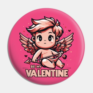 Be My Valentine Cupid Pin