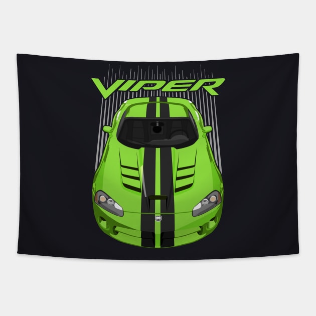 Viper SRT10-green and black Tapestry by V8social