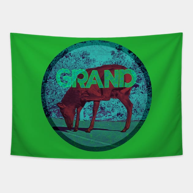 Grand Canyon National Park 7 Scratch Logo Tapestry by SABREart