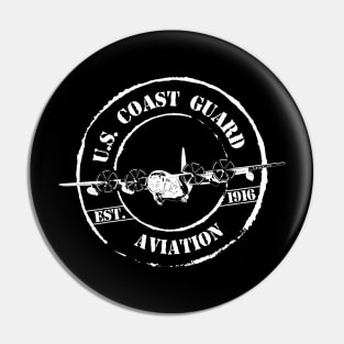 U.S. Coast Guard Aviation - Established 1916 - C-130 Aircraft Pin