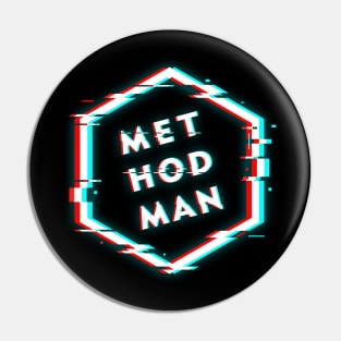 METHOD MAN POLYGON GLITCH Pin