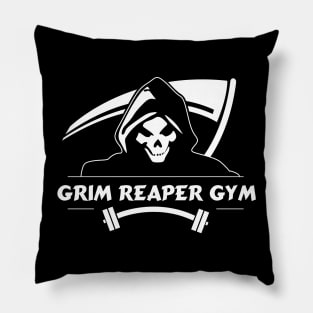 Grim Reaper Gym Reversed Pillow