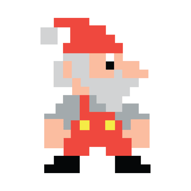 Pixel Claus by Israelitoflores