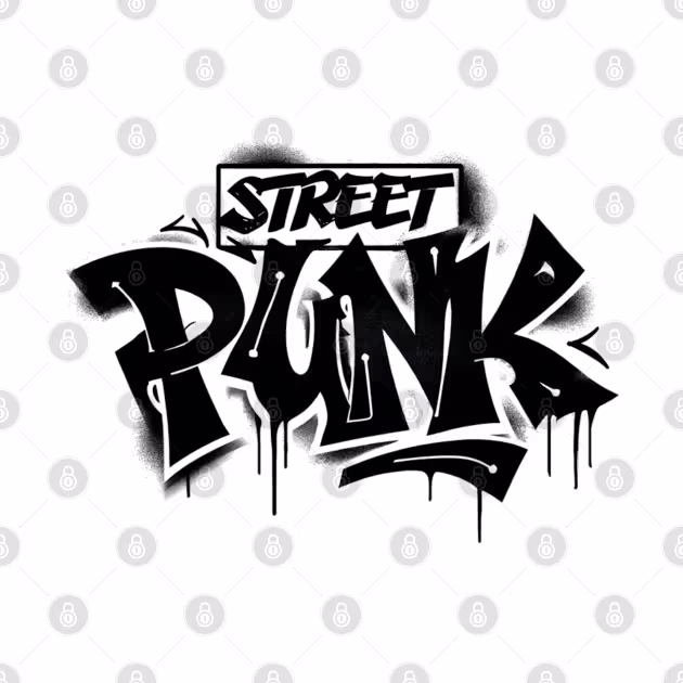 Street Punk Graffiti T-Shirt - TeePublic