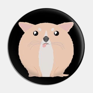 Sfurical round chihuahua dog Pin