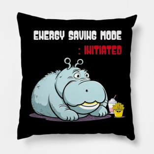 Energy Savings Mode Initiated Hippo Pillow