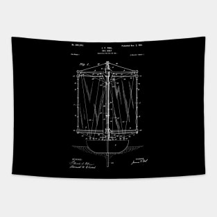 Rigging boat Patent / rigging patent gift idea Tapestry