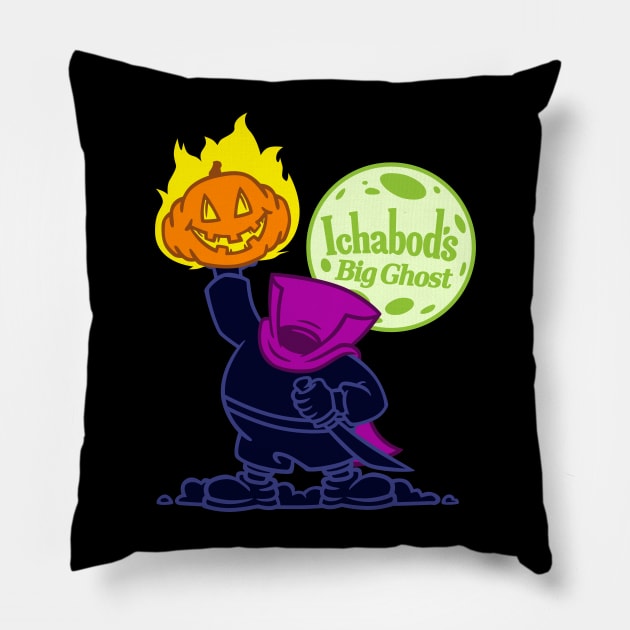 Ichabod's Big Ghost Pillow by blairjcampbell