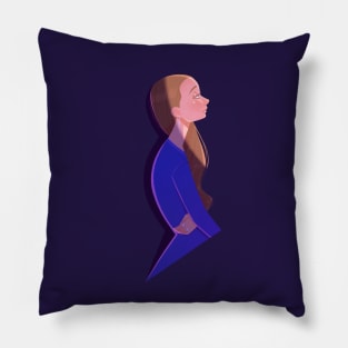 Single woman Pillow