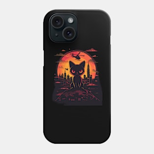 Catzilla Cat Whisker Wonderland Awaits Phone Case