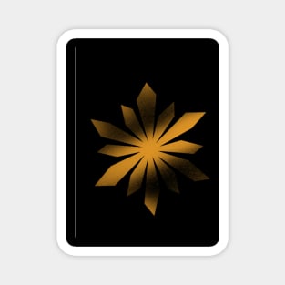 golden flower Magnet