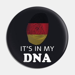 It's in my DNA Germany Fingerprint German Flag Pin