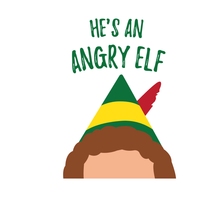 Buddy the Elf Inspired Quote He's an Angry Elf by Lavenderbuttons