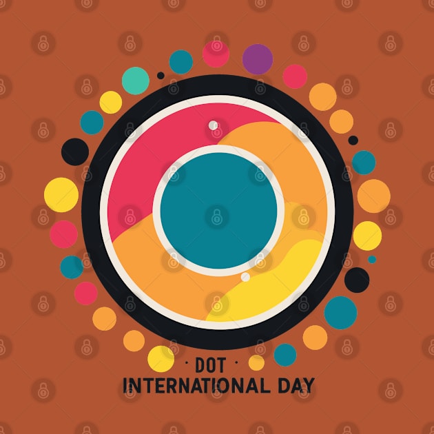 International Dot Day Retro Design by craftydesigns
