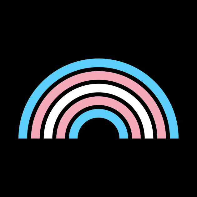 Gay Pride LGBTQ Transgender Rainbow Stripe 2018 by phoxydesign