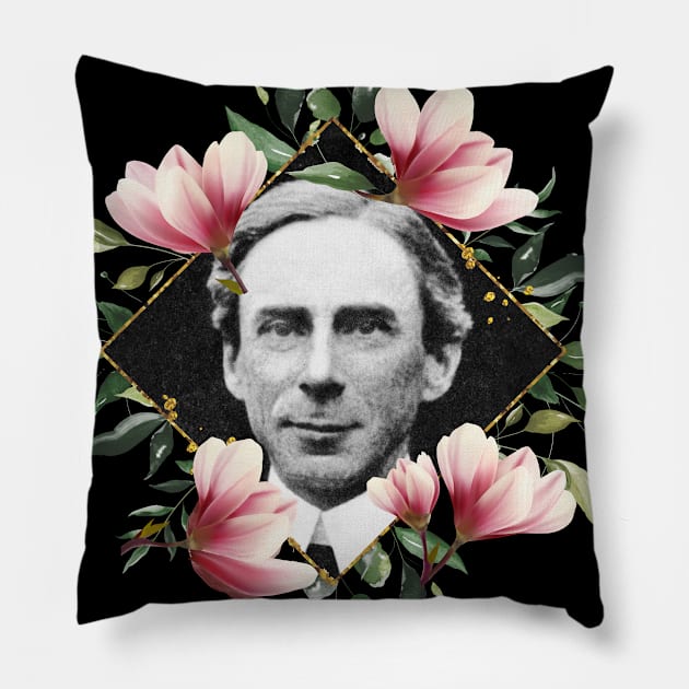 Bertrand Russell Pillow by TheLiterarian